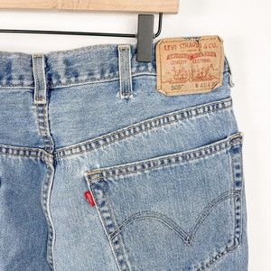 Vintage Levi's 505 Regular Fit Red Tab Made in USA Denim Jeans 40 x 30